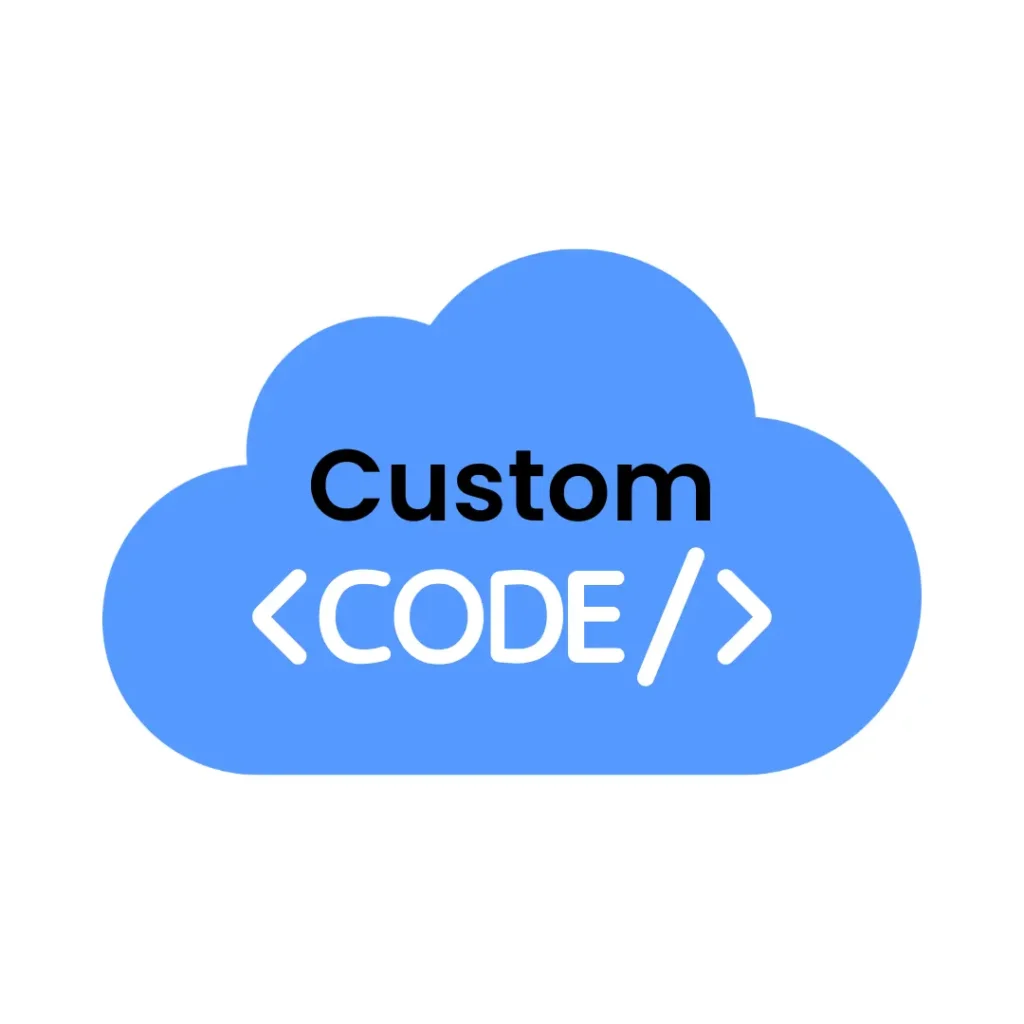 Custom code website design for high-performance, flexible, and fully tailored web solutions